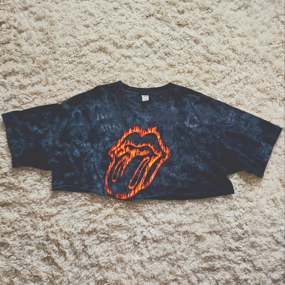 Rolling Stones crop top